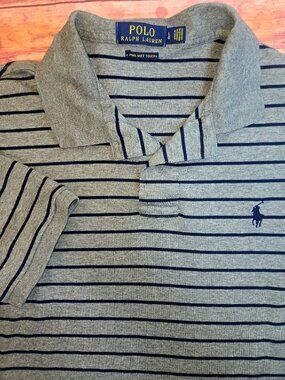 Polo Ralph Lauren Pima Soft Touch Striped Polo Large